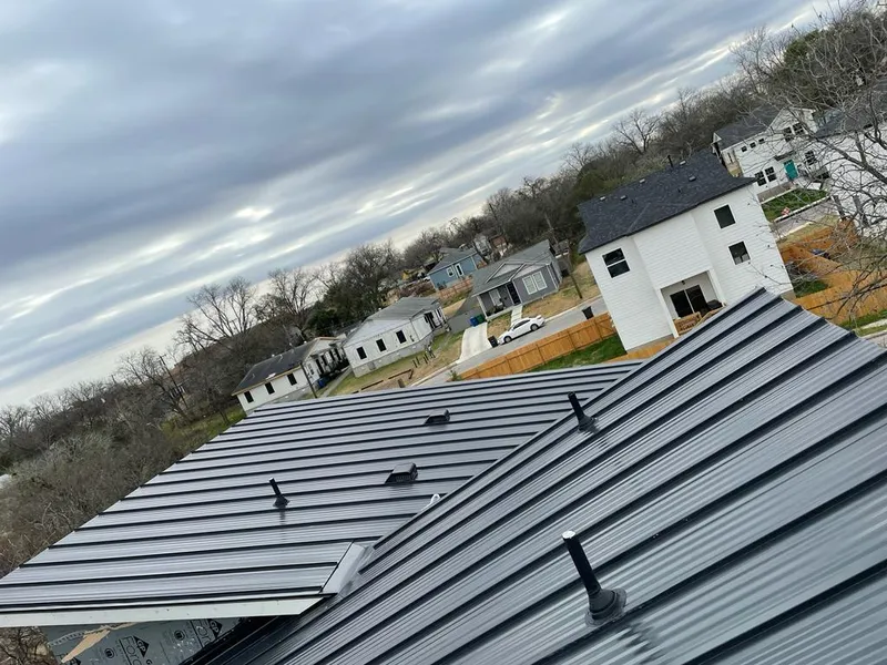 Standing seam metal roof panels with vents for Skylight Repair in Oceanport